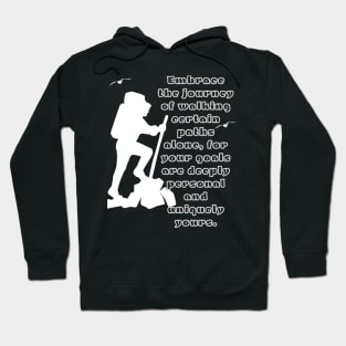 Personal Goals, Individual Journey Hoodie